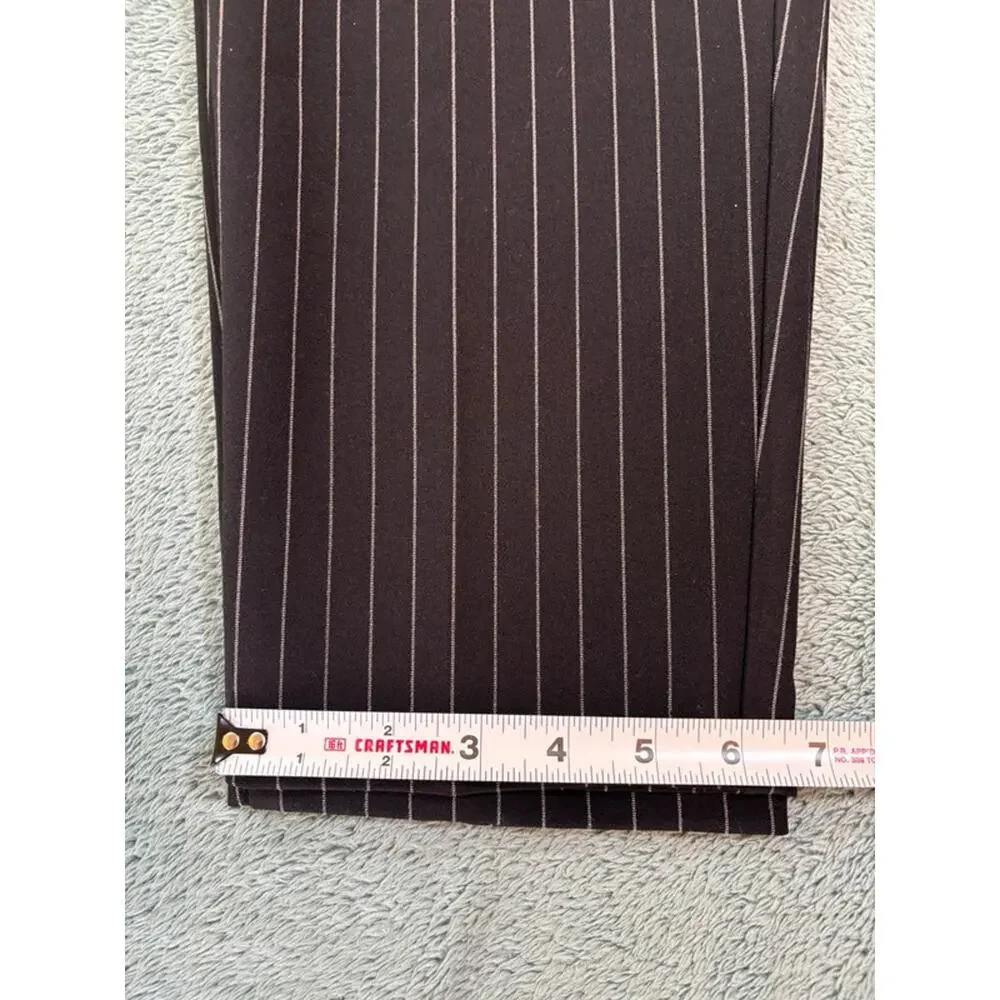 Express Black Pinstripe Women's Jumpsuit Size US 10 Made in Vietnam - Picture 6 of 9